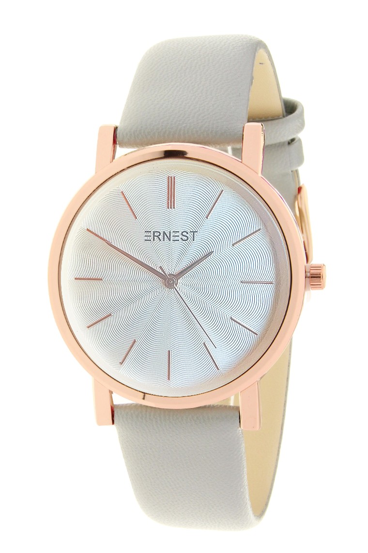 Ernest horloge "Rosé-Andrea" lichtgrijs Ernest horloge "Rosé-Andrea" lichtgrijs