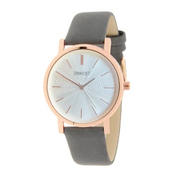Ernest horloge "Rosé-Andrea" donkergrijs