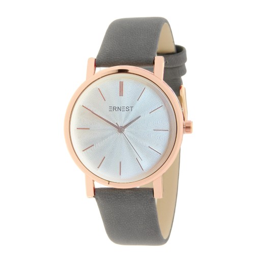 Ernest horloge "Rosé-Andrea" donkergrijs