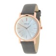 Ernest horloge "Rosé-Andrea" donkergrijs