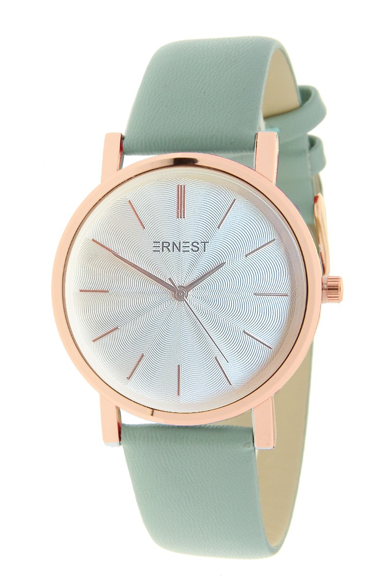 Ernest horloge "Rosé-Andrea" zachtgroen-blauw