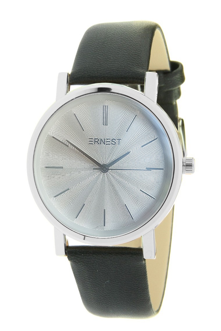 Ernest horloge "Silver-Andrea" zwart Ernest horloge "Silver-Andrea" zwart