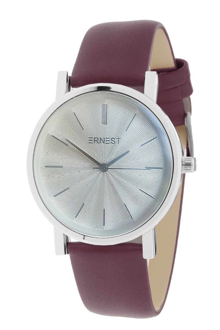 Ernest horloge "Silver-Andrea" paars