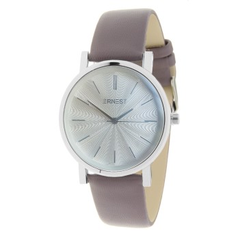 Ernest horloge "Silver-Andrea" donker taupe