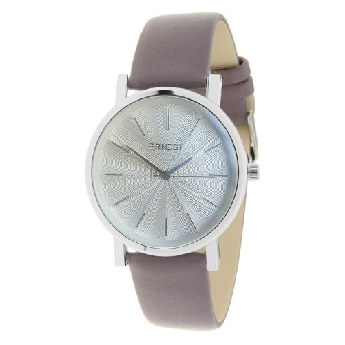 Ernest horloge "Silver-Andrea" donker taupe