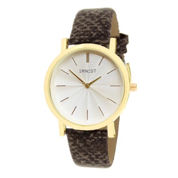 Ernest horloge "Gold-Andrea" lizard bruin