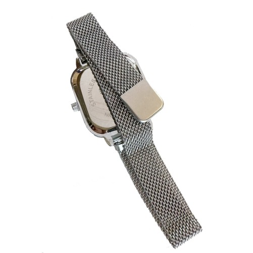 Ernest horloge ""Magnet Florice" zilver-lime-geel