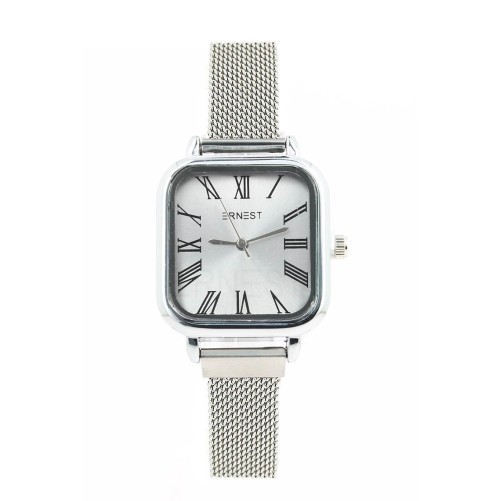 Ernest horloge ""Magnet Florice" zilver-zilver