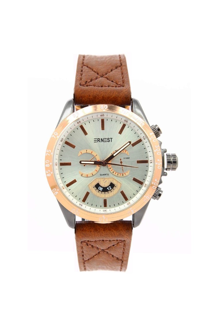 Ernest herenhorloge "Timber" camel