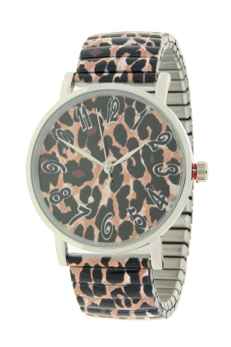 Ernest horloge "Leopardy" oudroze