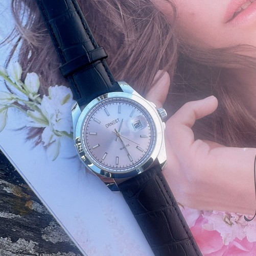 Ernest horloge "Summer" lichtroze