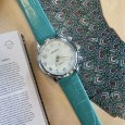 Ernest horloge ""Coco" turquoise Ernest horloge ""Coco" turquoise