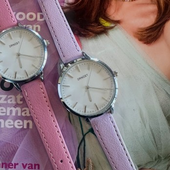 Ernest horloge "Lotus" lila