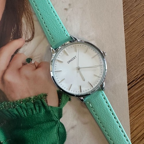 Ernest horloge "Lotus" groen