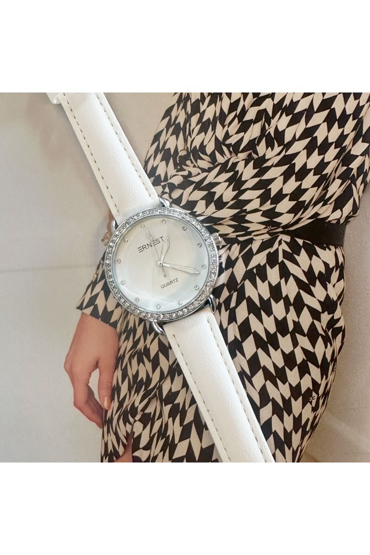 Ernest horloge "Odile" wit Ernest horloge "Odile" wit