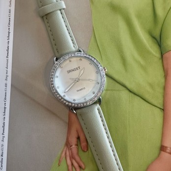 Ernest horloge "Odile" zachtgroen