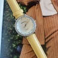 Ernest horloge "Odile" roomgeel
